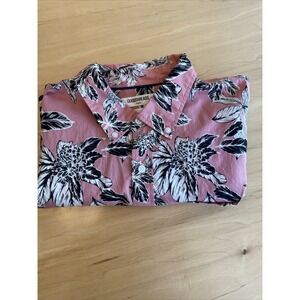 Goodthreads‎ Men's Standard-Fit Short-Sleeve Printed Poplin Shirt!